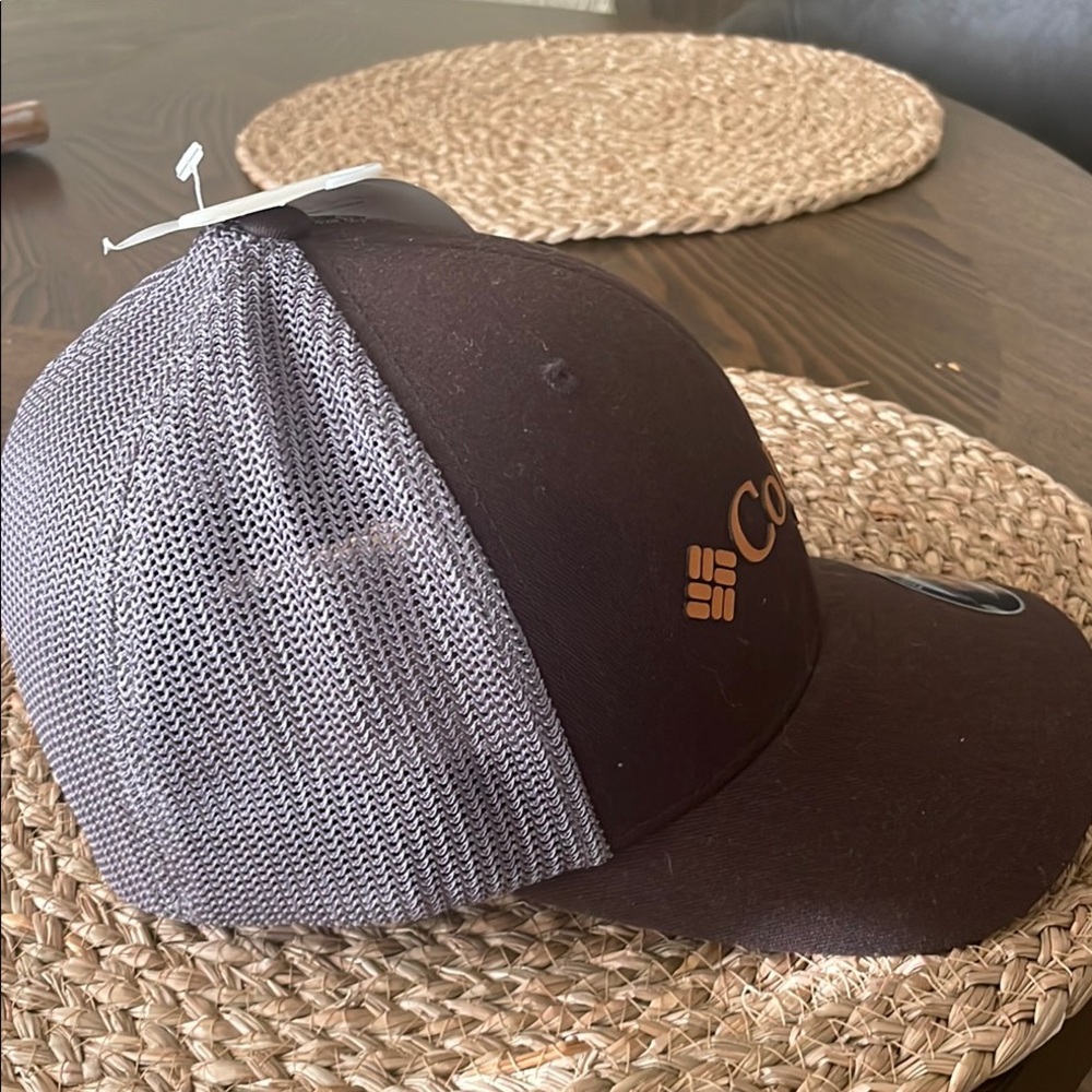 Columbia PHG Brown and Light BrownGray Mesh Flexfit Cap - Picture 4 of 5